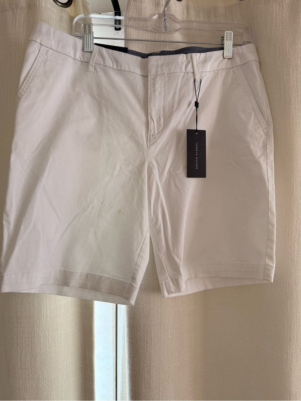 Tommy Hilfiger White Shorts -Small Stain-